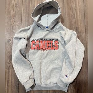 Champion Campbell University Camels Youth Large Gray Hoodie NCAA
